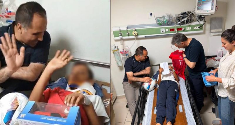 Darp edilen çocuğun sağlık durumu iyi, tedavisi sürüyor